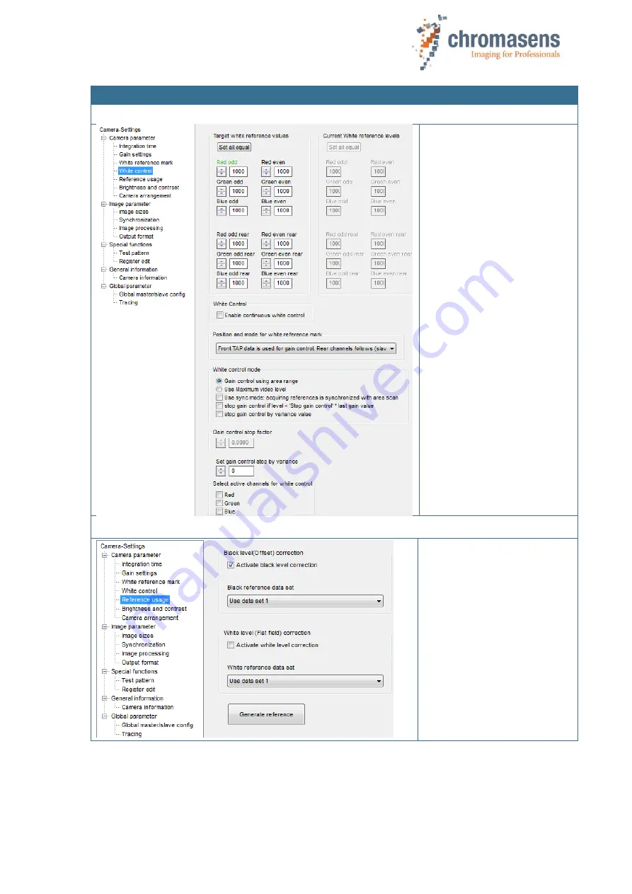 chromasens allPIXA Manual Download Page 63