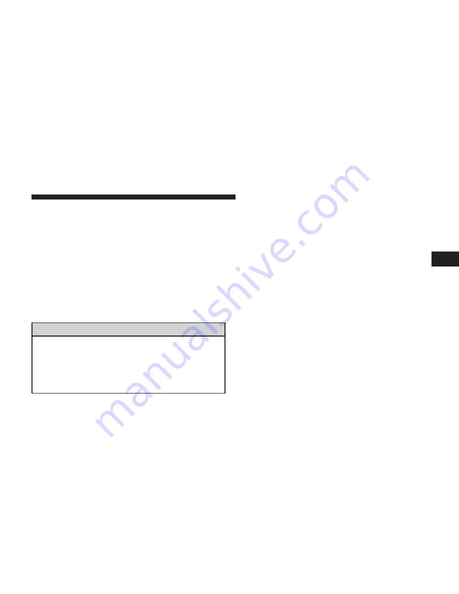 Chrysler 2012 300 SRT 8 Owner'S Manual Download Page 193