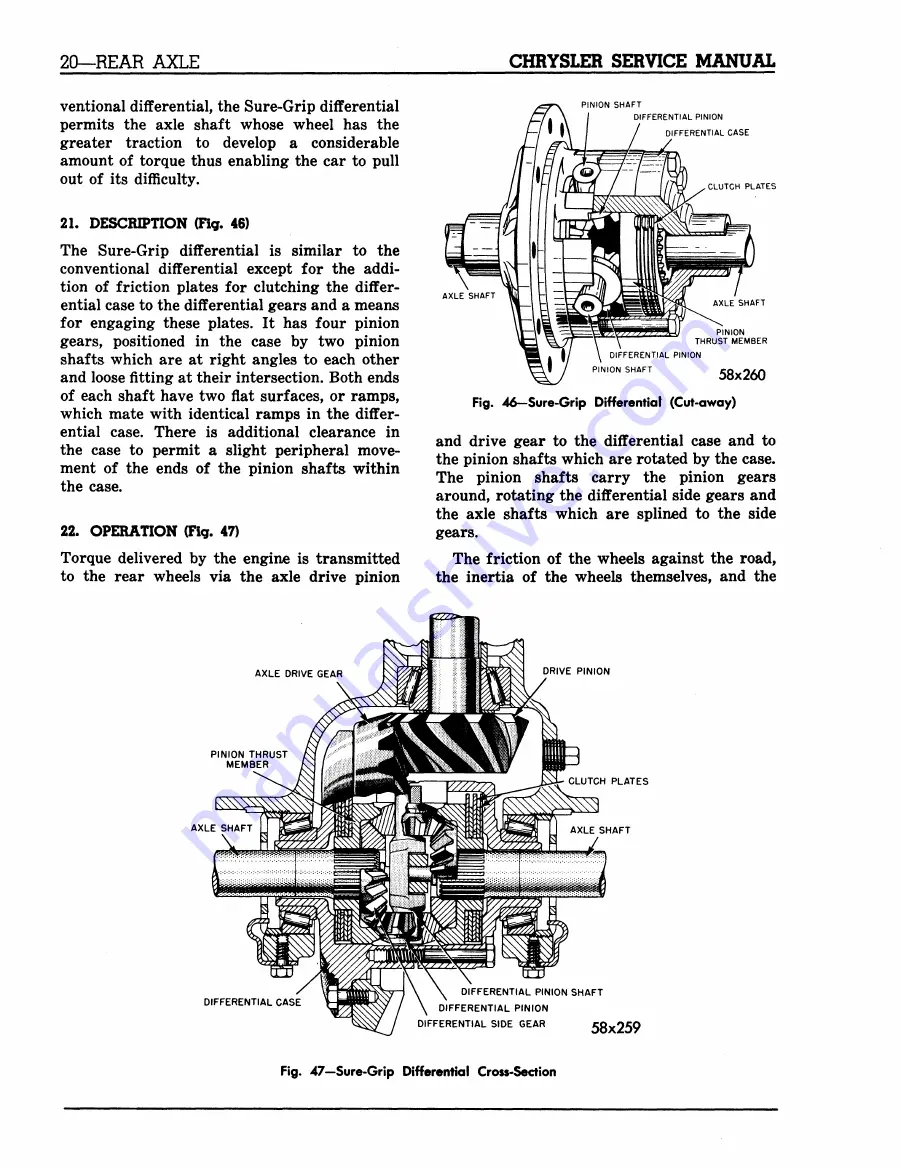 Chrysler 300 D C76-C300 1957 Service Manual Download Page 48