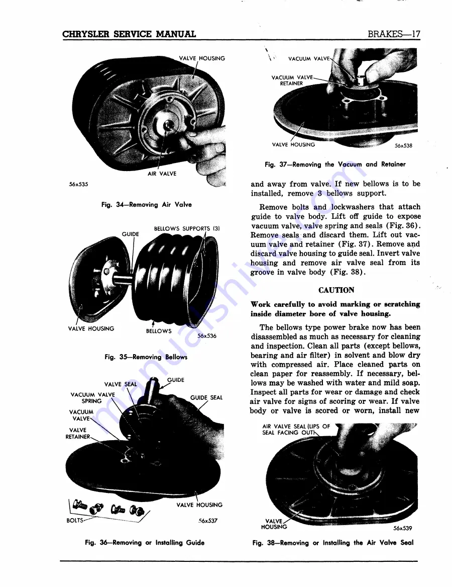 Chrysler 300 D C76-C300 1957 Service Manual Download Page 70