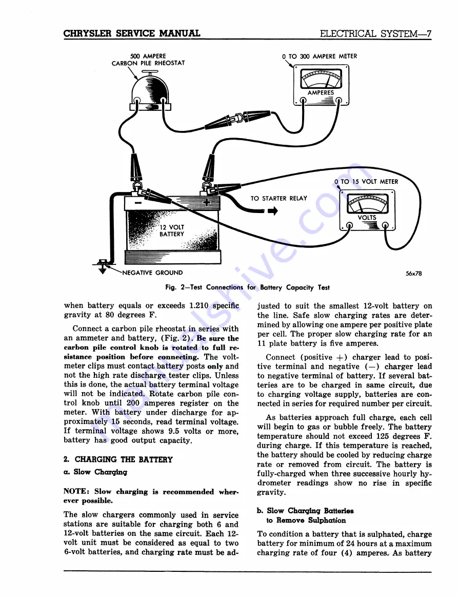 Chrysler 300 D C76-C300 1957 Service Manual Download Page 92