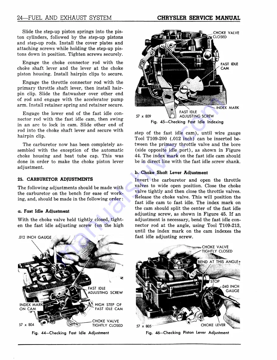 Chrysler 300 D C76-C300 1957 Скачать руководство пользователя страница 206