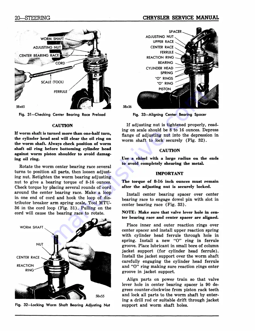 Chrysler 300 D C76-C300 1957 Service Manual Download Page 246