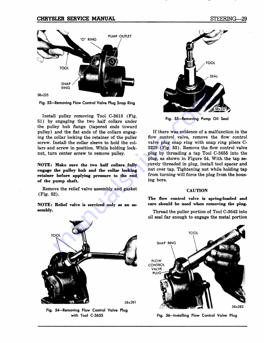 Chrysler 300 D C76-C300 1957 Service Manual Download Page 255