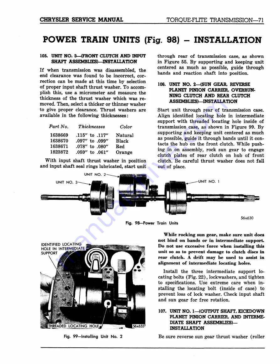 Chrysler 300 D C76-C300 1957 Service Manual Download Page 331