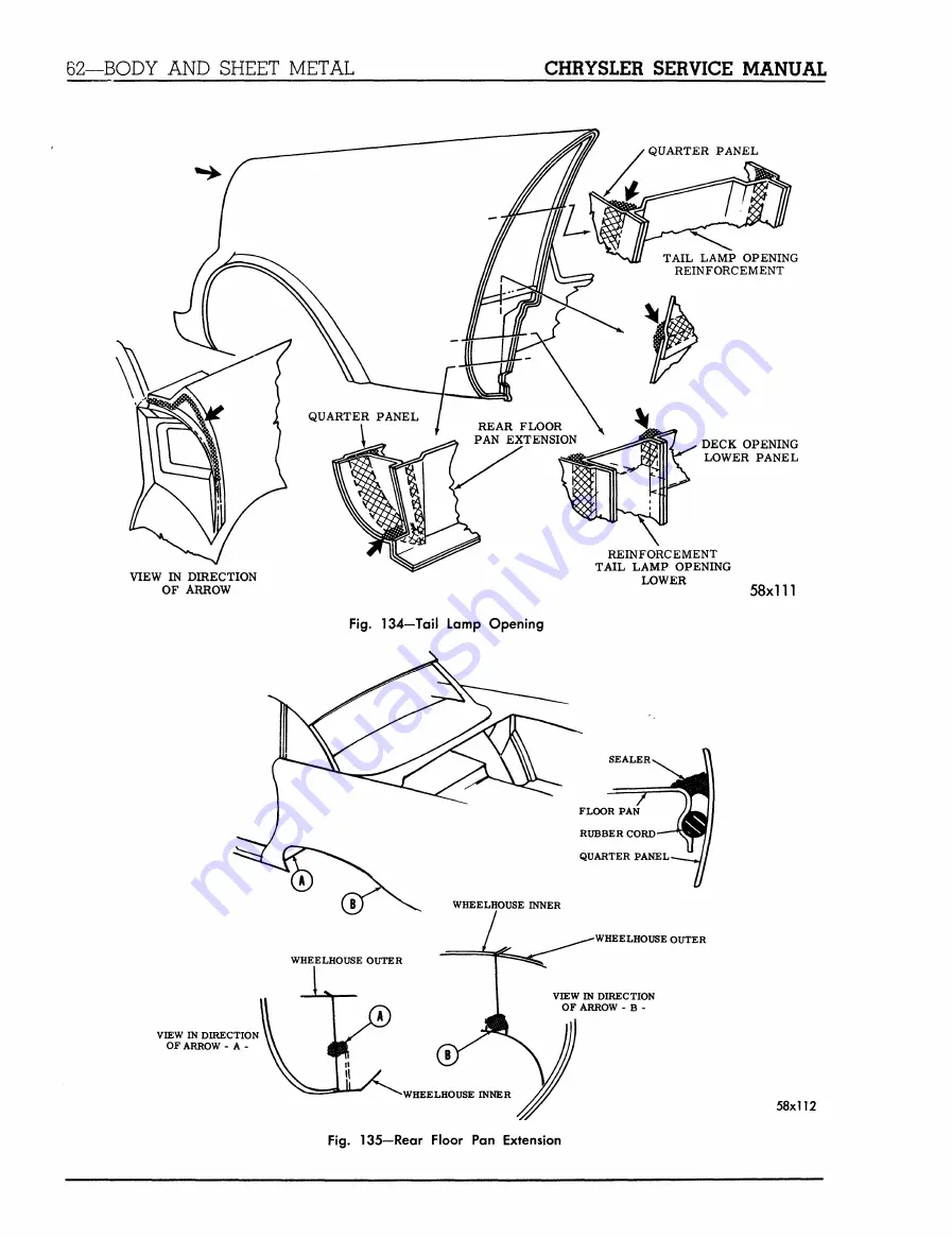 Chrysler 300 D C76-C300 1957 Service Manual Download Page 432