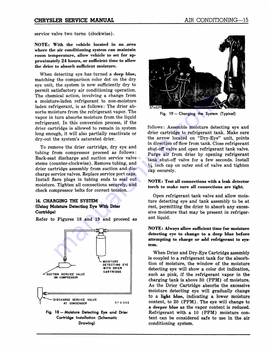 Chrysler 300 D C76-C300 1957 Service Manual Download Page 487