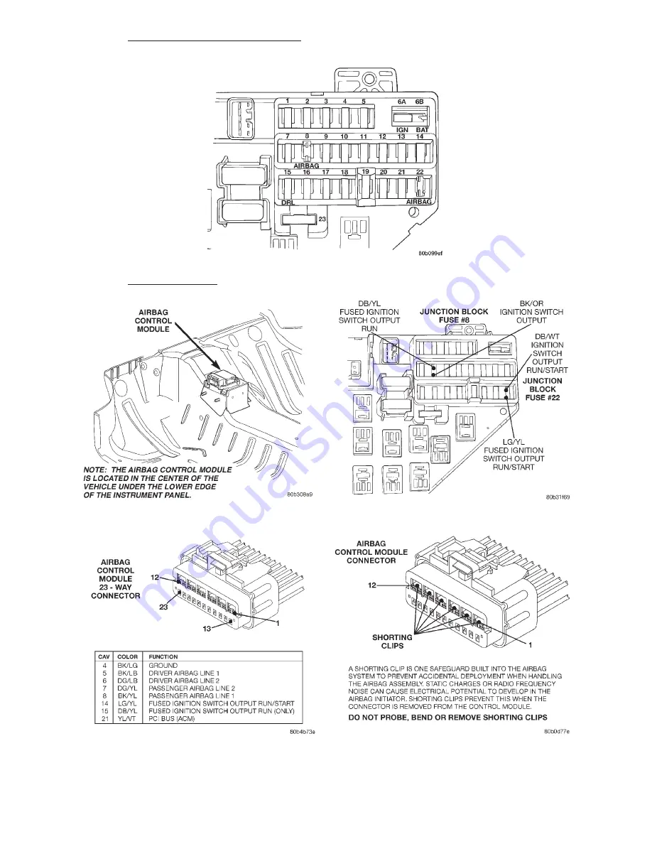 Chrysler 300M 1999 Manual Download Page 32