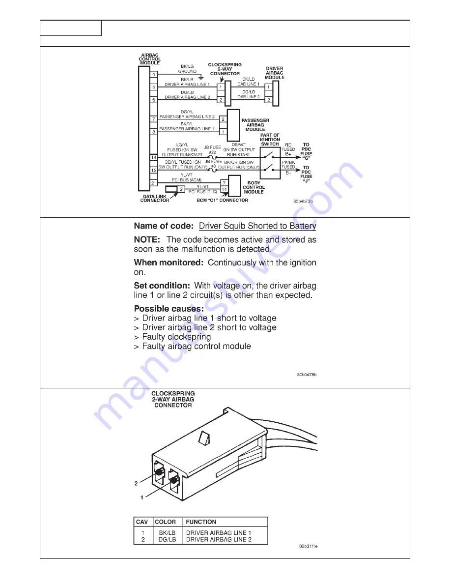 Chrysler 300M 1999 Manual Download Page 70