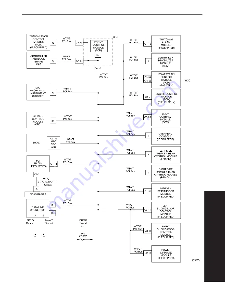 Chrysler Caravan 2003 Owner'S Manual Download Page 1125