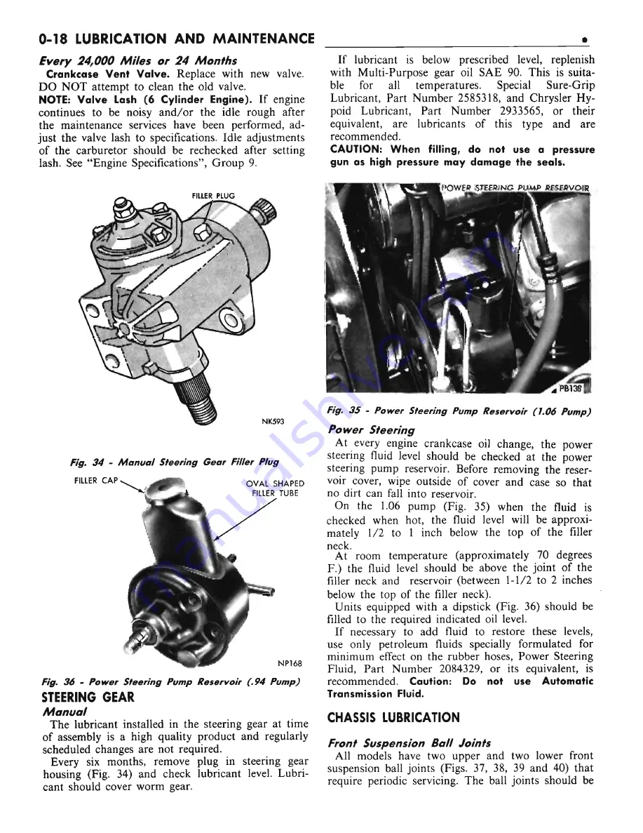 Chrysler CHRYSLER New Yorker 1972 Chassis Service Manual Download Page 25