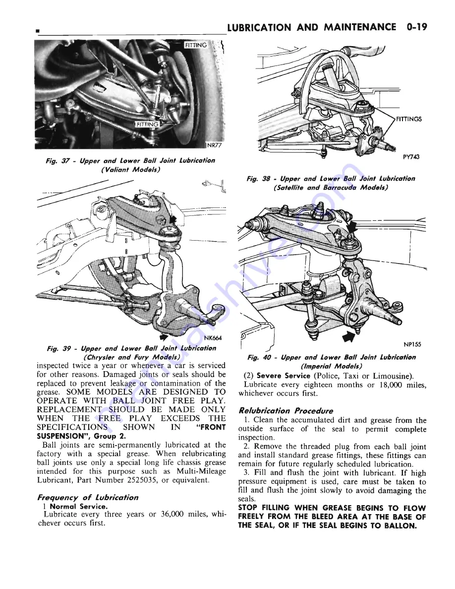 Chrysler CHRYSLER New Yorker 1972 Chassis Service Manual Download Page 26