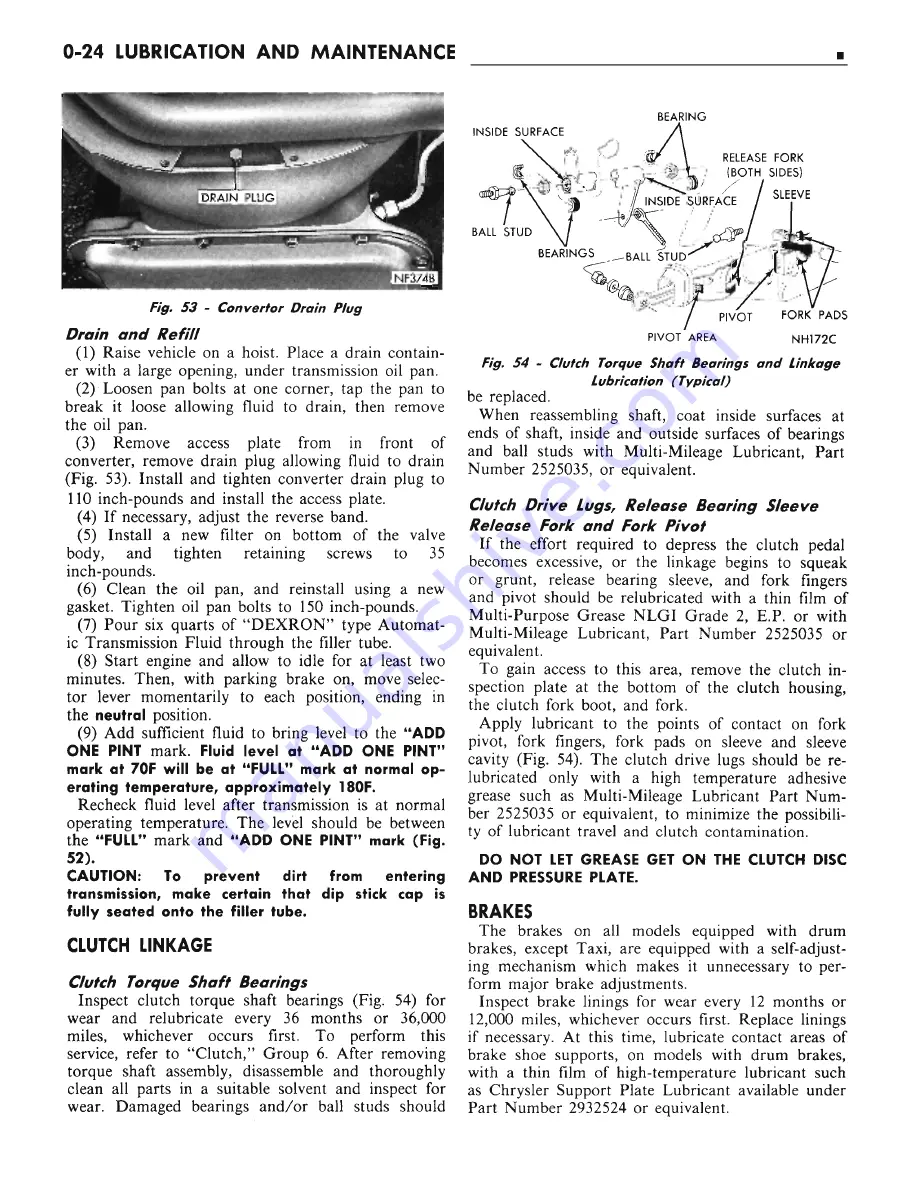 Chrysler CHRYSLER New Yorker 1972 Chassis Service Manual Download Page 31