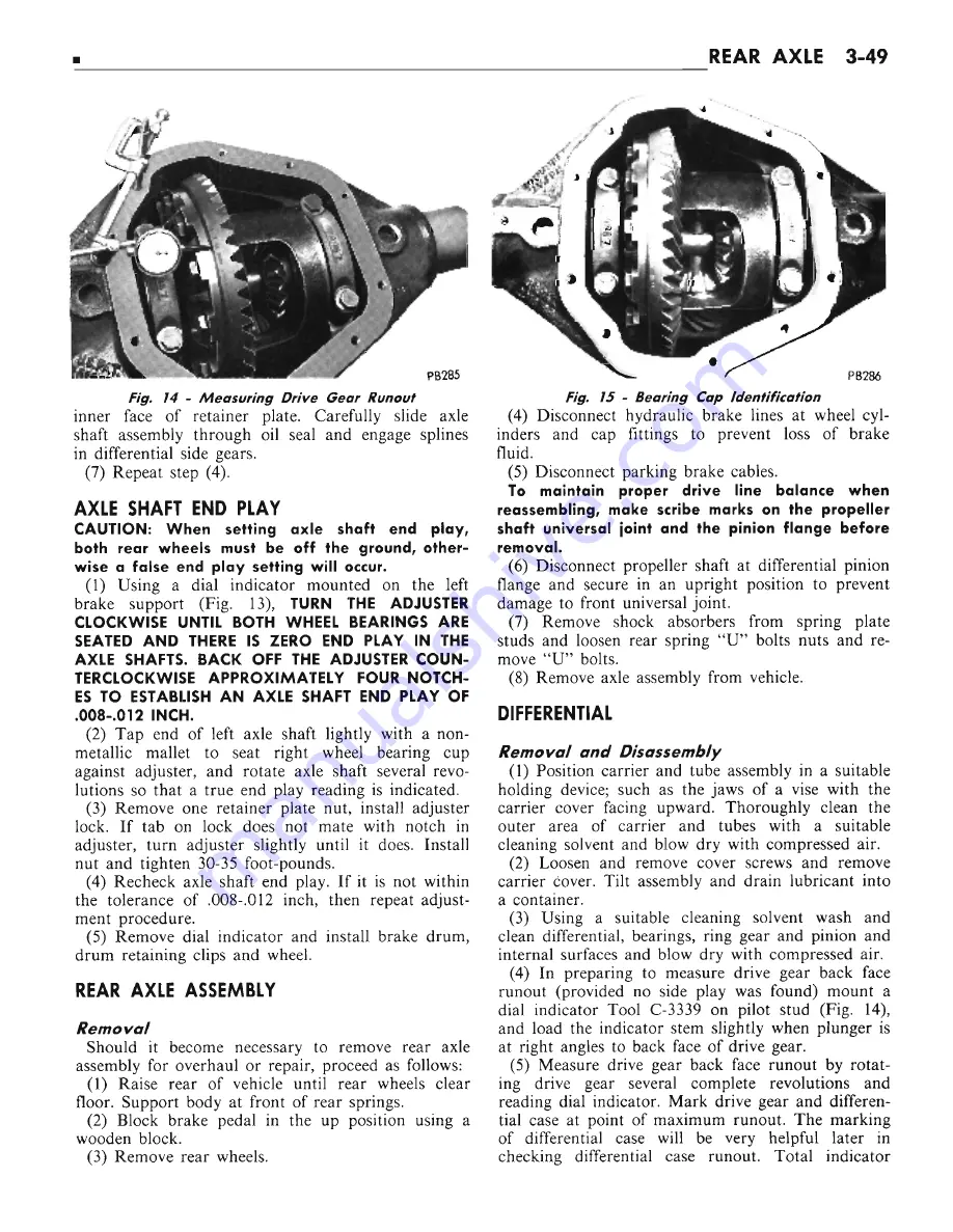 Chrysler CHRYSLER New Yorker 1972 Chassis Service Manual Download Page 106