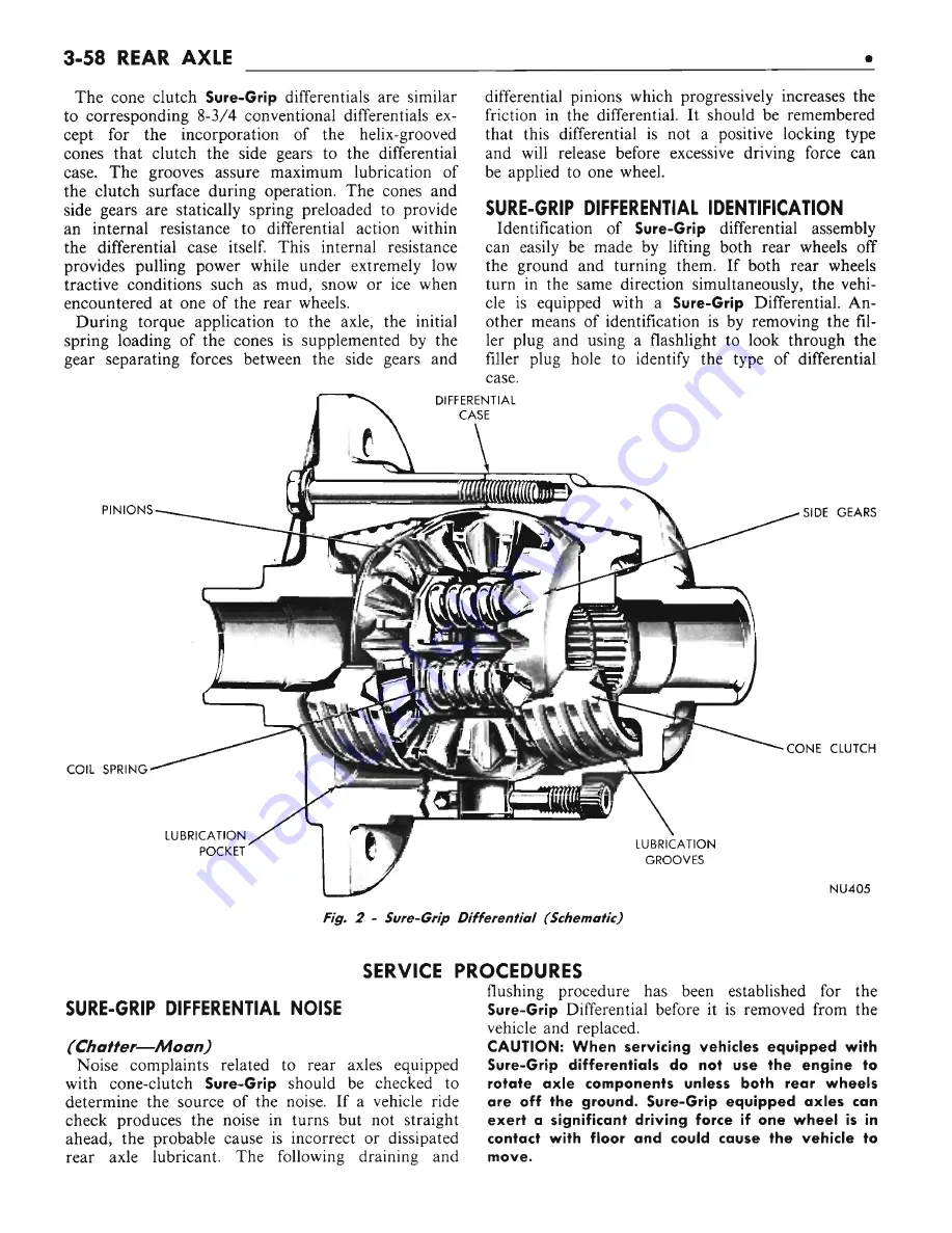 Chrysler CHRYSLER New Yorker 1972 Chassis Service Manual Download Page 115