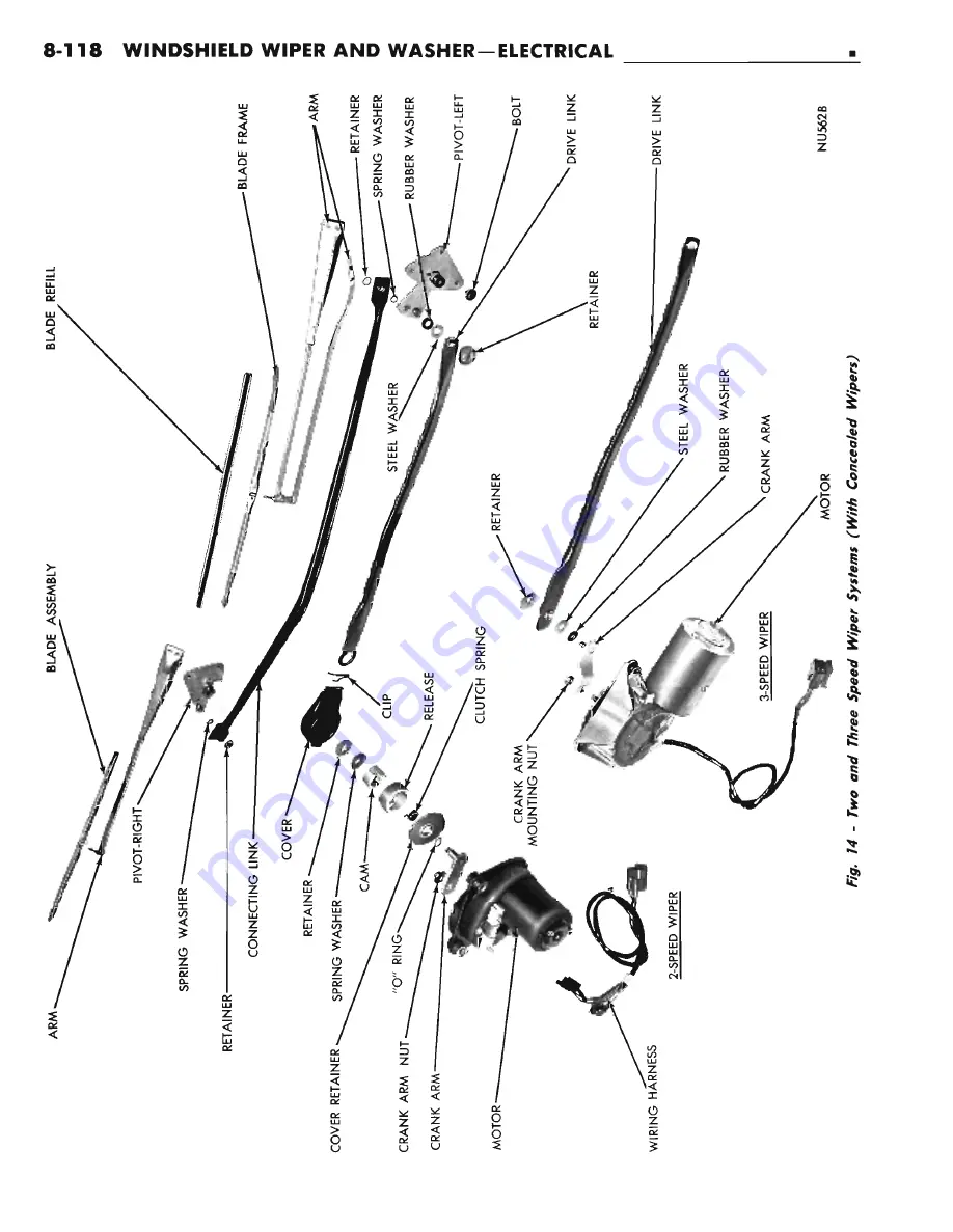 Chrysler CHRYSLER New Yorker 1972 Chassis Service Manual Download Page 351