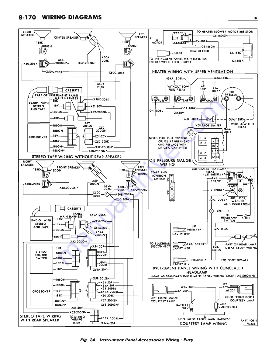 Chrysler CHRYSLER New Yorker 1972 Chassis Service Manual Download Page 403