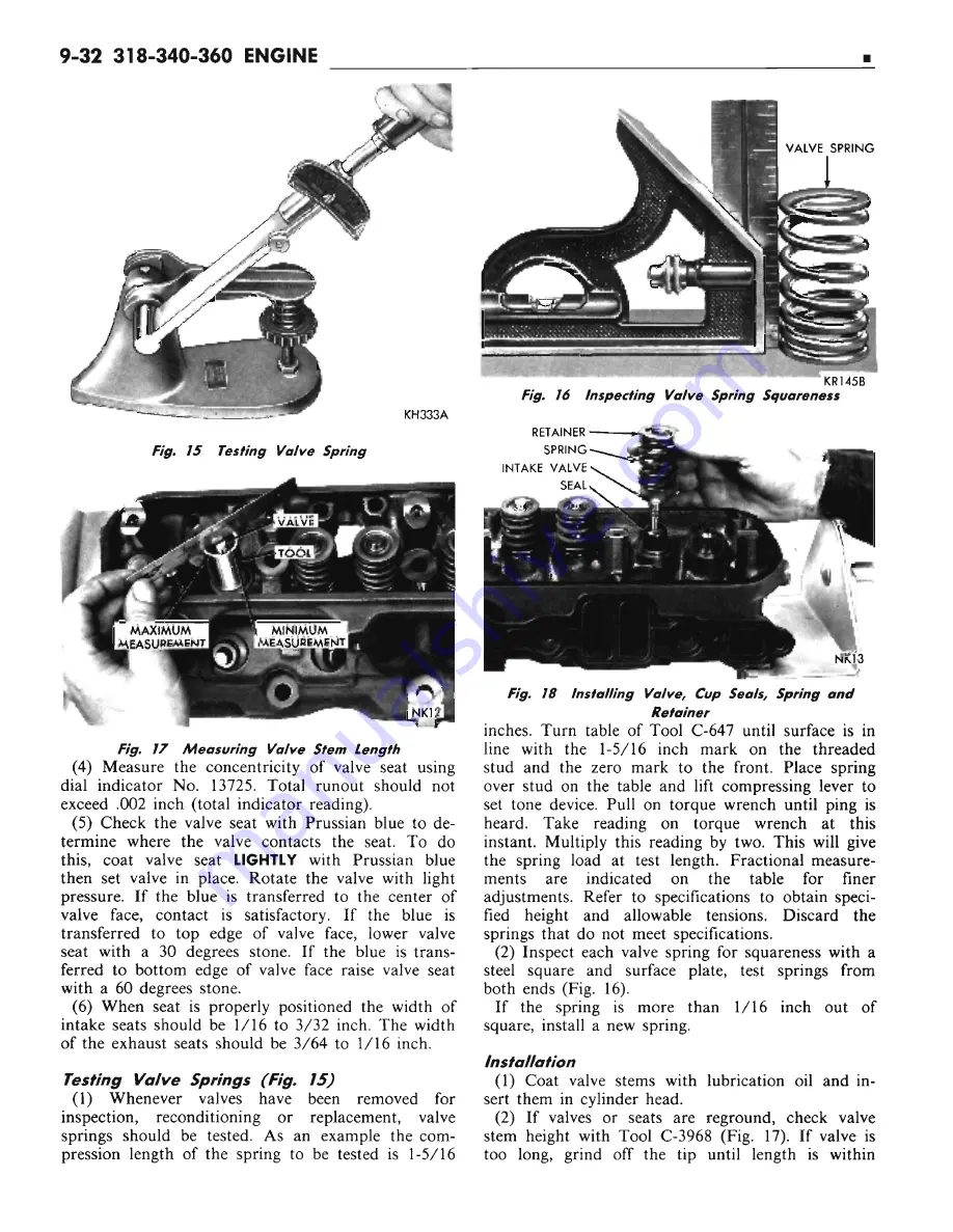 Chrysler CHRYSLER New Yorker 1972 Chassis Service Manual Download Page 452