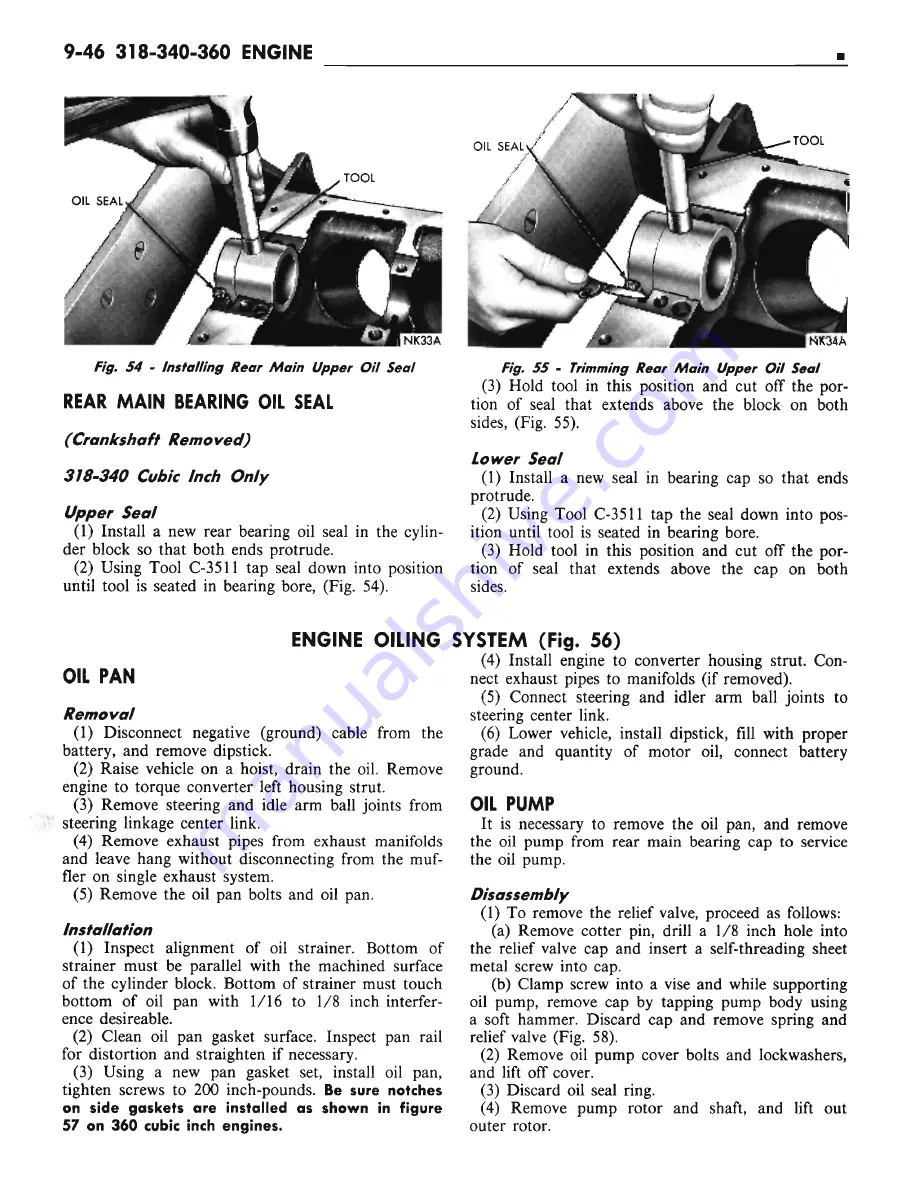 Chrysler CHRYSLER New Yorker 1972 Chassis Service Manual Download Page 466