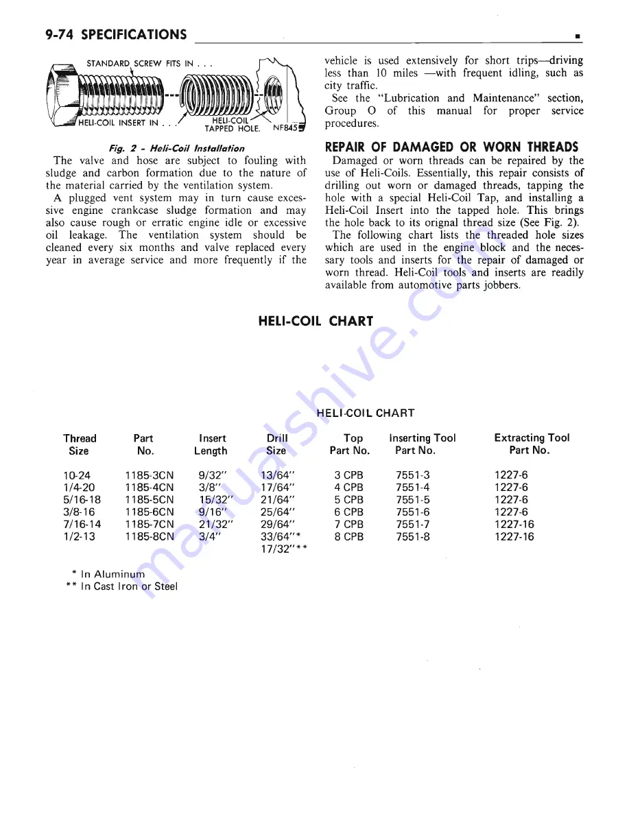 Chrysler CHRYSLER New Yorker 1972 Chassis Service Manual Download Page 494