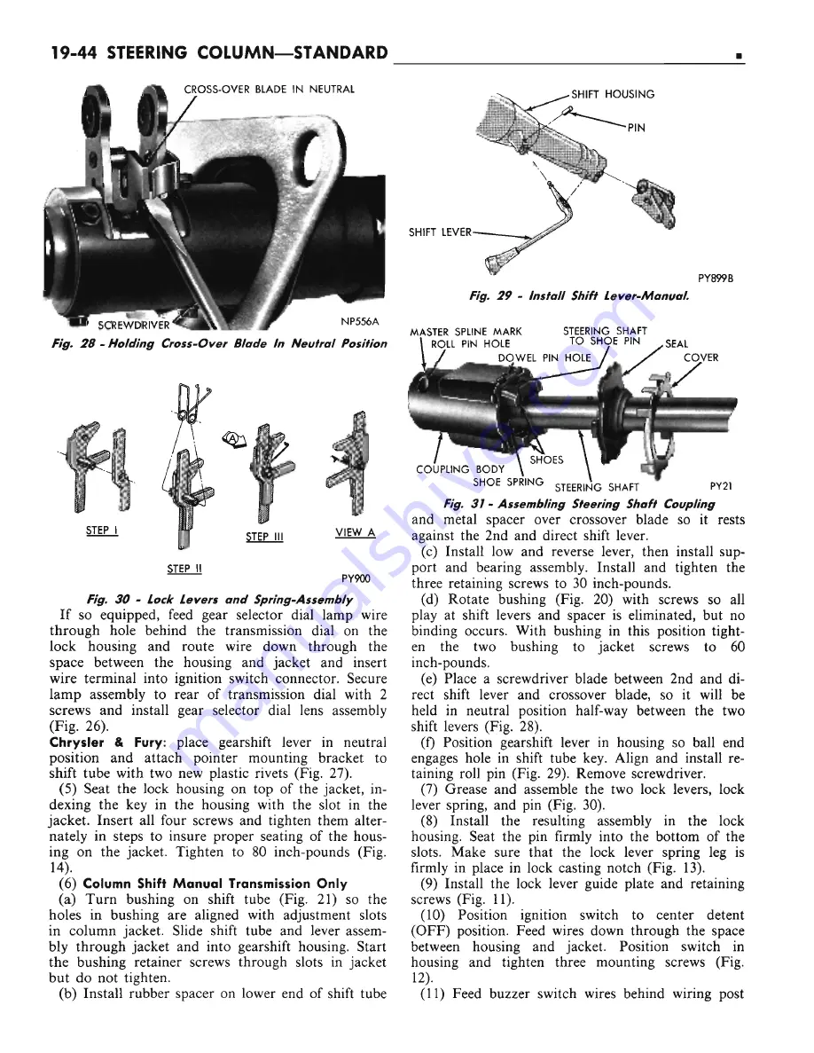 Chrysler CHRYSLER New Yorker 1972 Chassis Service Manual Download Page 685