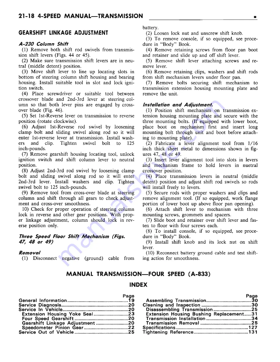 Chrysler CHRYSLER New Yorker 1972 Chassis Service Manual Download Page 719