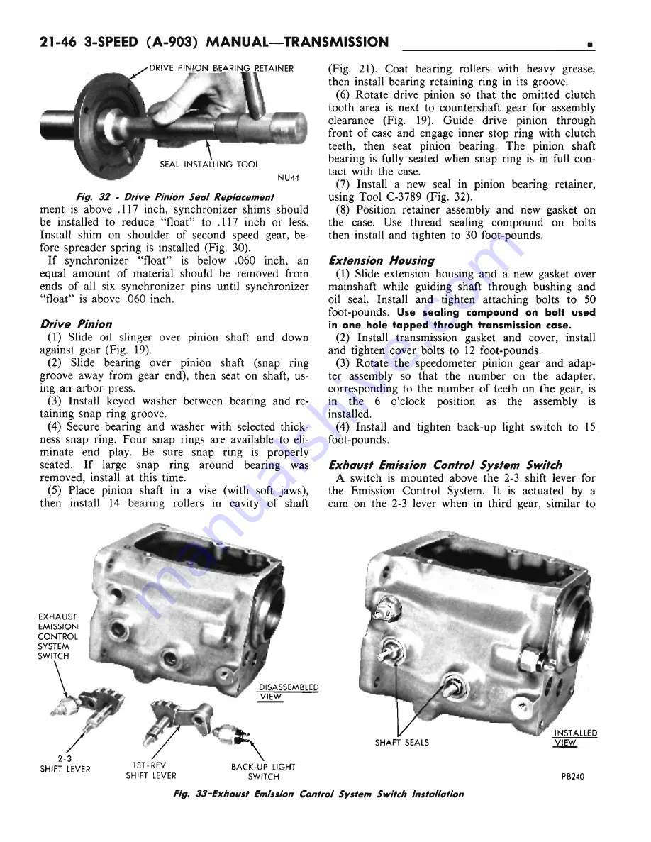 Chrysler CHRYSLER New Yorker 1972 Chassis Service Manual Download Page 747