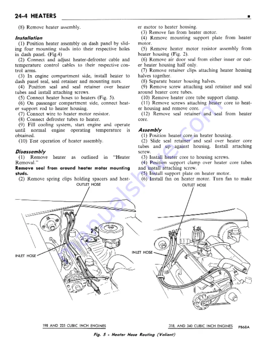 Chrysler CHRYSLER New Yorker 1972 Chassis Service Manual Download Page 849