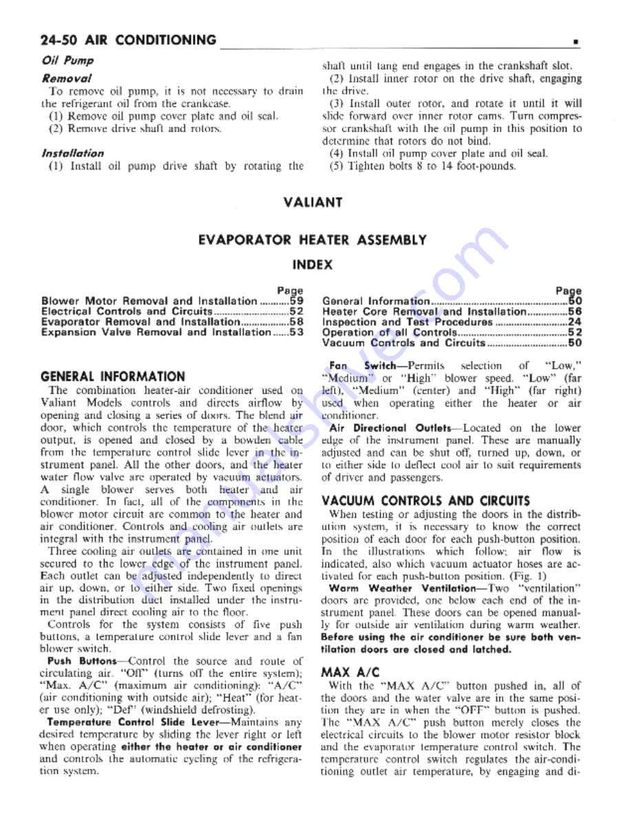 Chrysler CHRYSLER New Yorker 1972 Chassis Service Manual Download Page 895