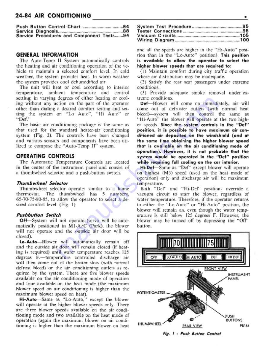 Chrysler CHRYSLER New Yorker 1972 Chassis Service Manual Download Page 929