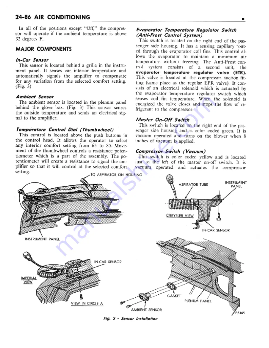 Chrysler CHRYSLER New Yorker 1972 Chassis Service Manual Download Page 931