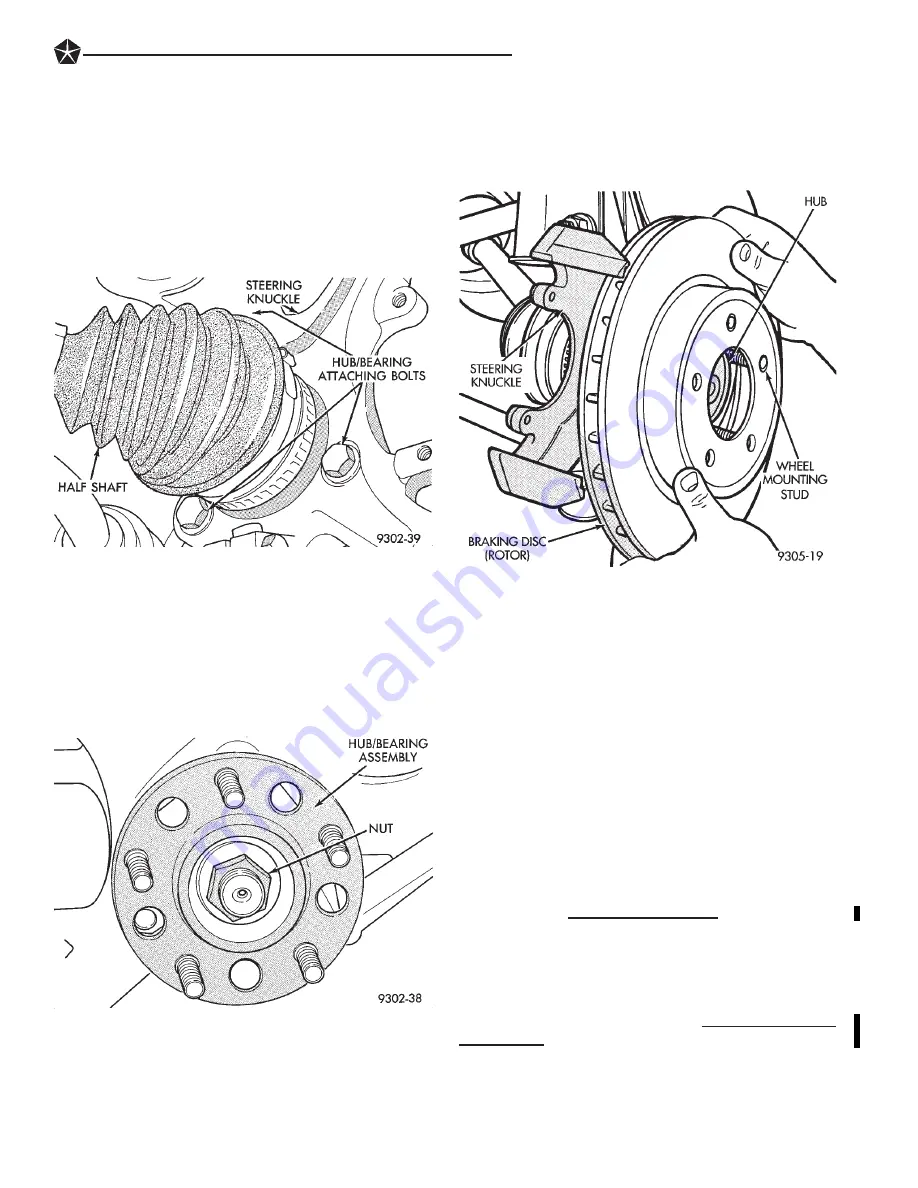 Chrysler Concorde 1993 Service Manual Download Page 55