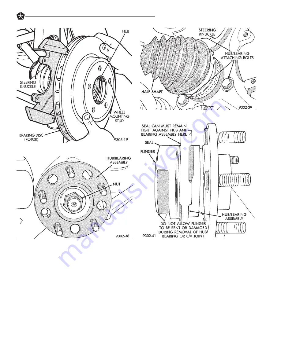 Chrysler Concorde 1993 Service Manual Download Page 57