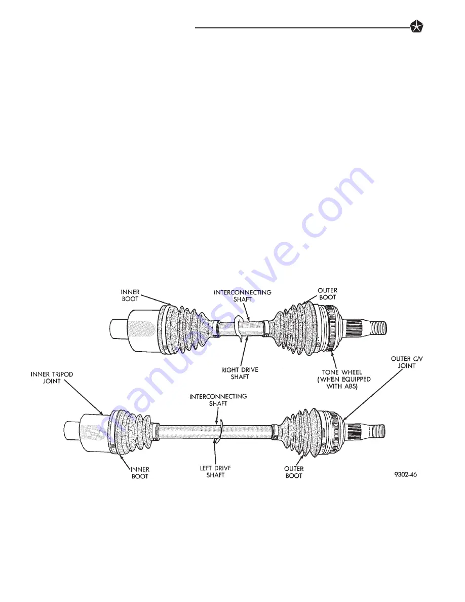 Chrysler Concorde 1993 Service Manual Download Page 62