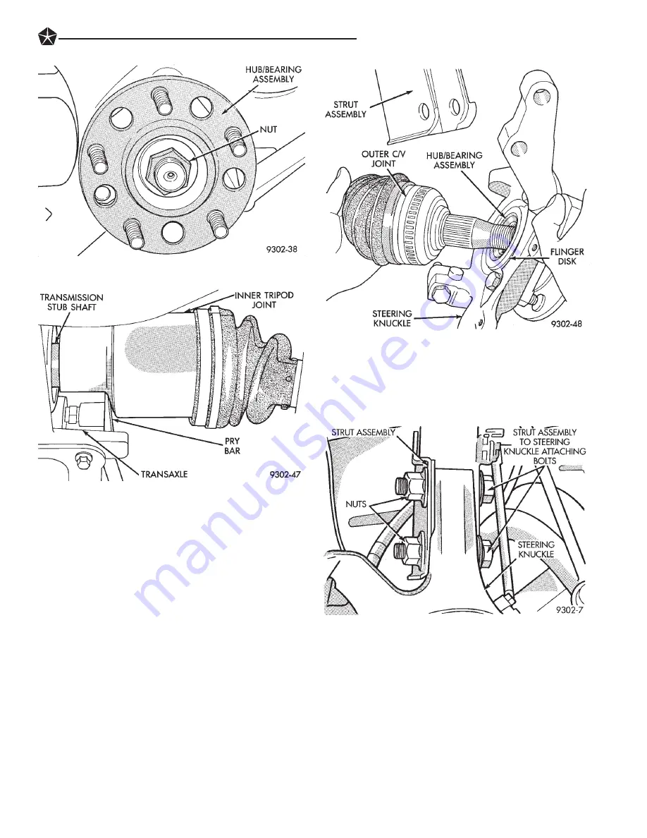 Chrysler Concorde 1993 Service Manual Download Page 65