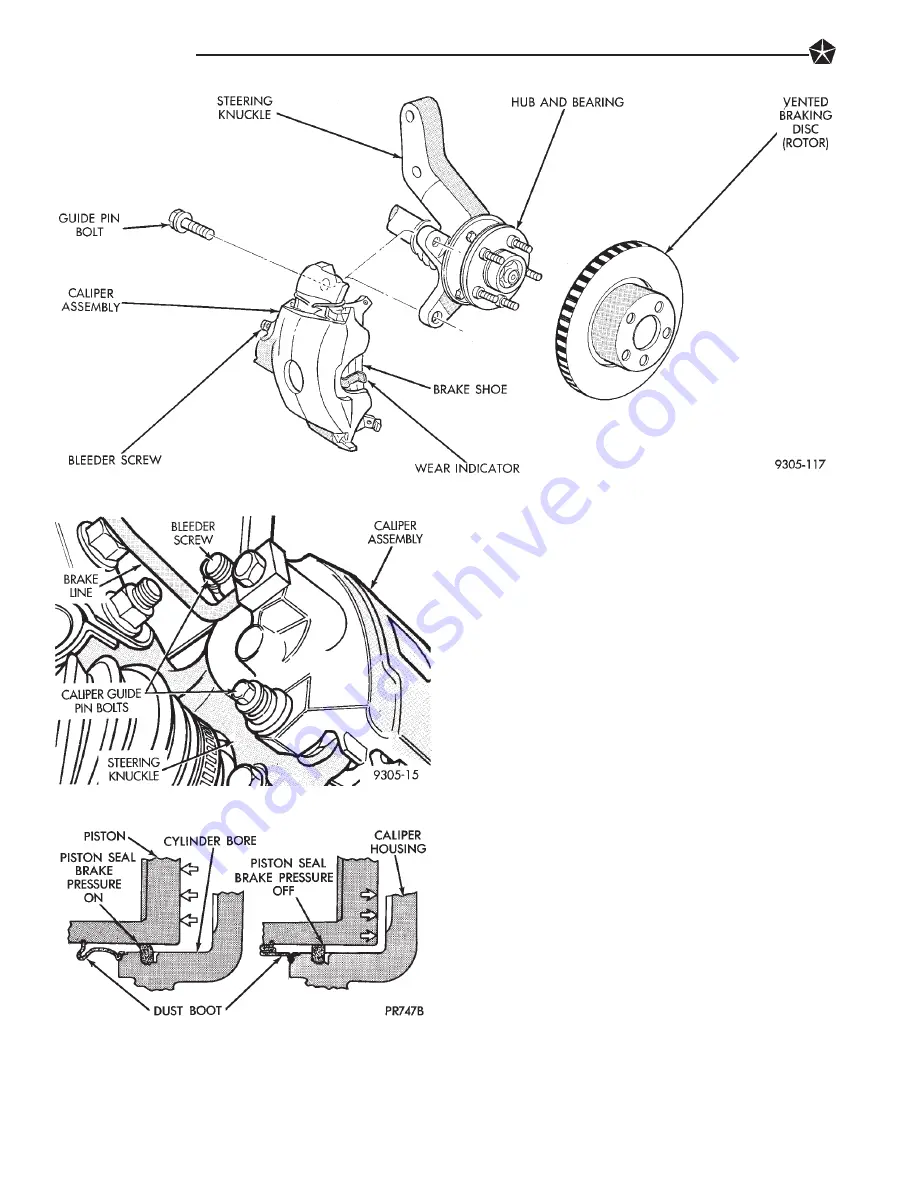 Chrysler Concorde 1993 Service Manual Download Page 122