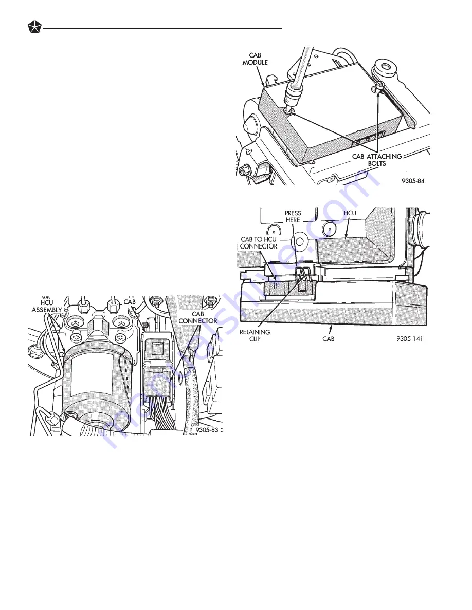 Chrysler Concorde 1993 Service Manual Download Page 193