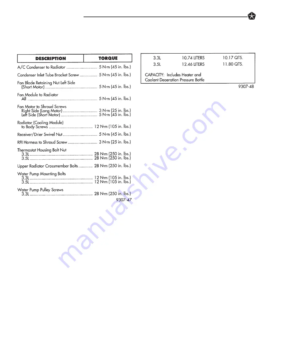 Chrysler Concorde 1993 Service Manual Download Page 220