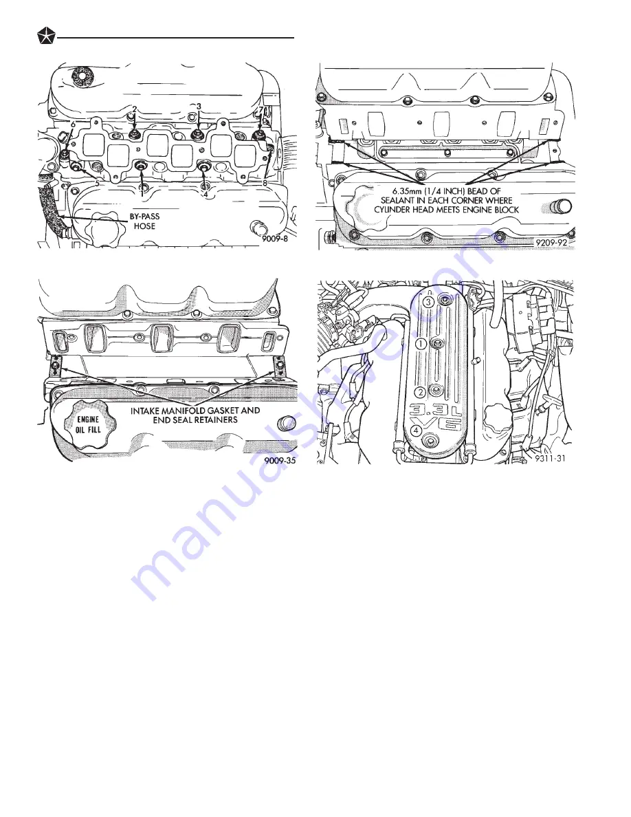 Chrysler Concorde 1993 Service Manual Download Page 462