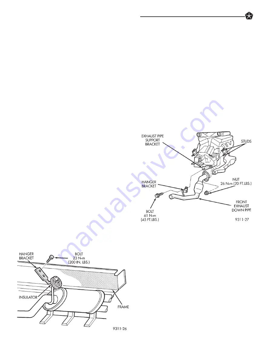 Chrysler Concorde 1993 Service Manual Download Page 471