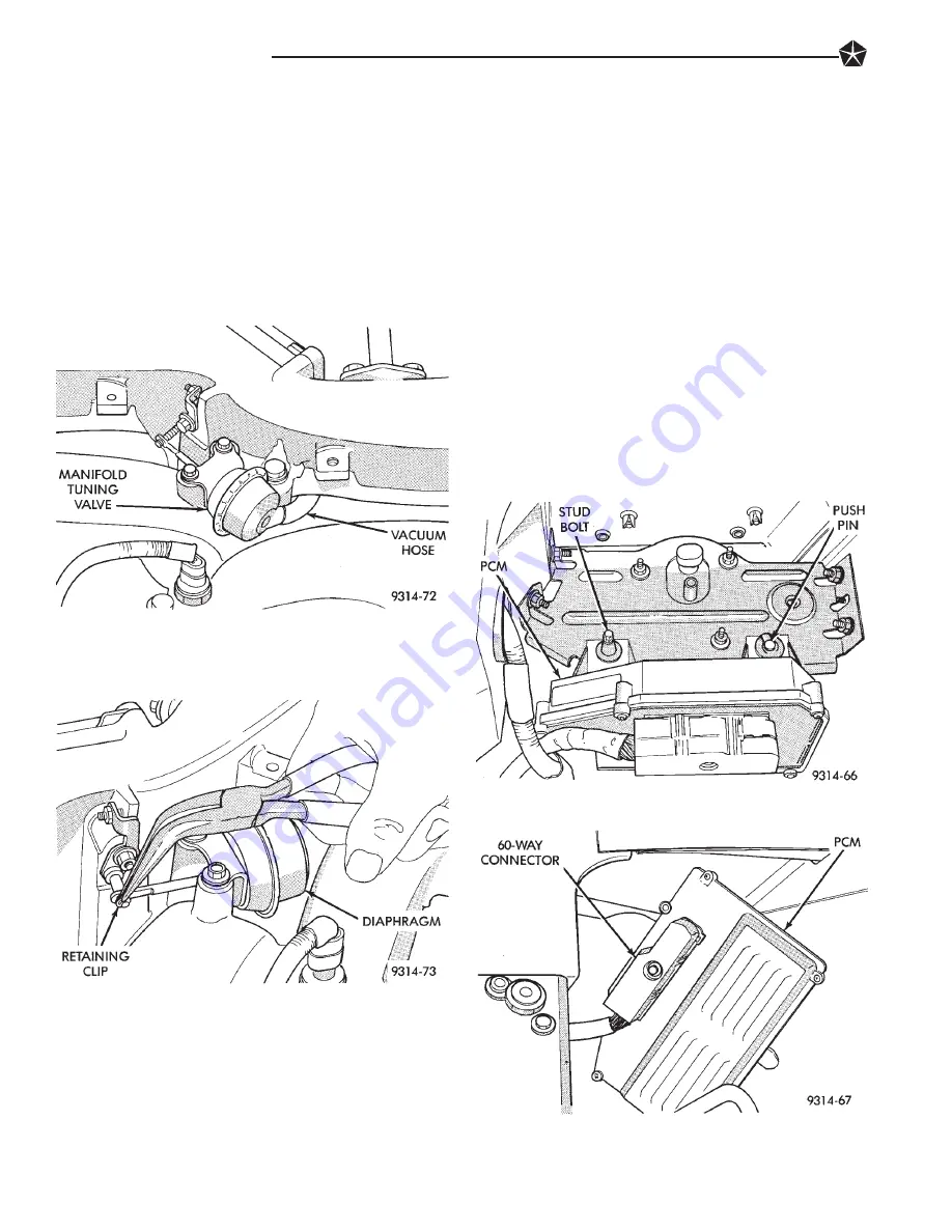 Chrysler Concorde 1993 Service Manual Download Page 563