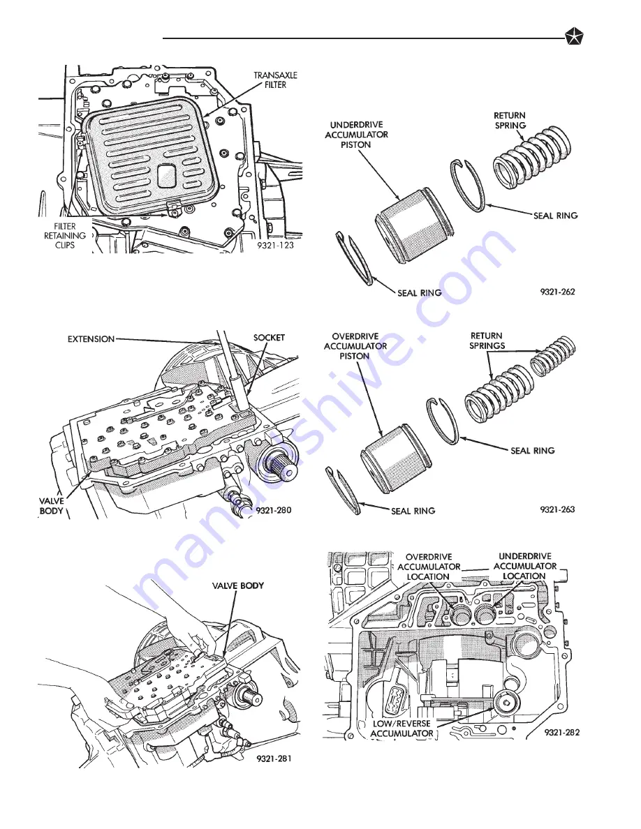 Chrysler Concorde 1993 Service Manual Download Page 623