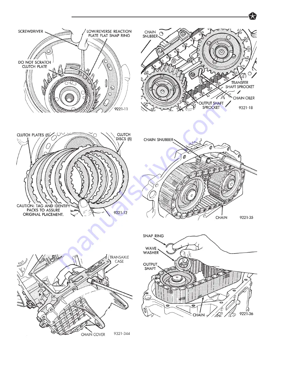 Chrysler Concorde 1993 Service Manual Download Page 637