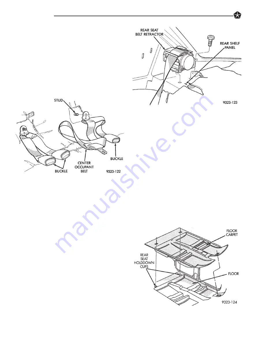 Chrysler Concorde 1993 Service Manual Download Page 753