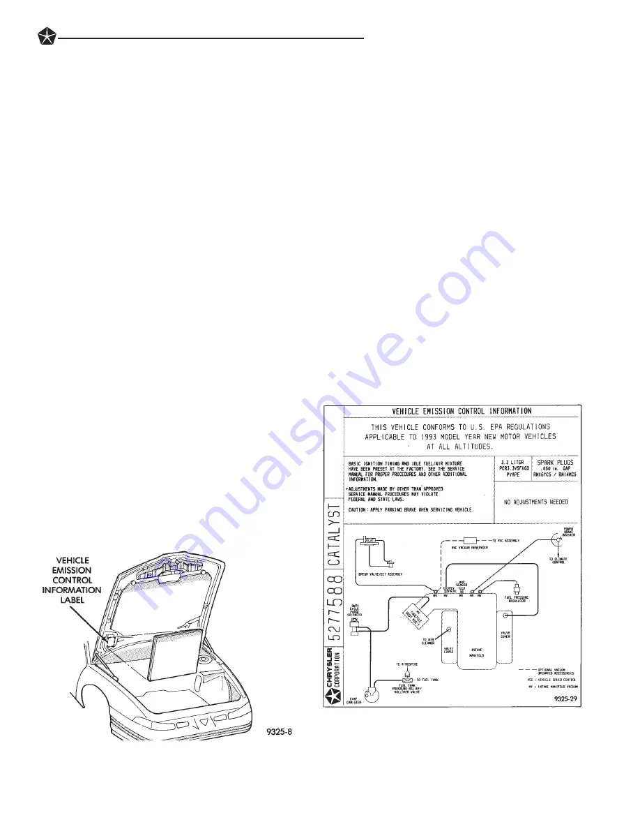 Chrysler Concorde 1993 Service Manual Download Page 784