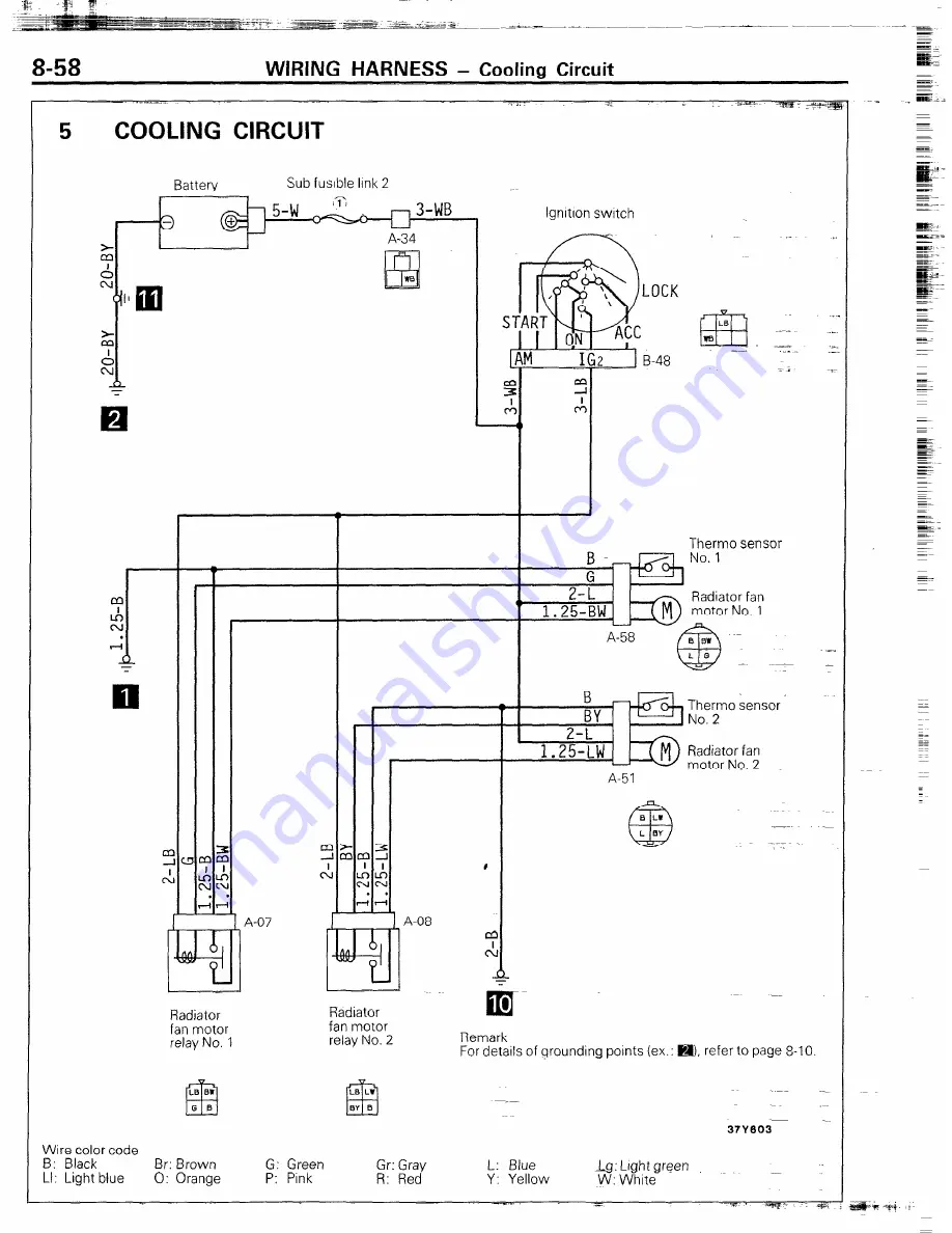 Chrysler Conquest 1988 Service Manual Download Page 70