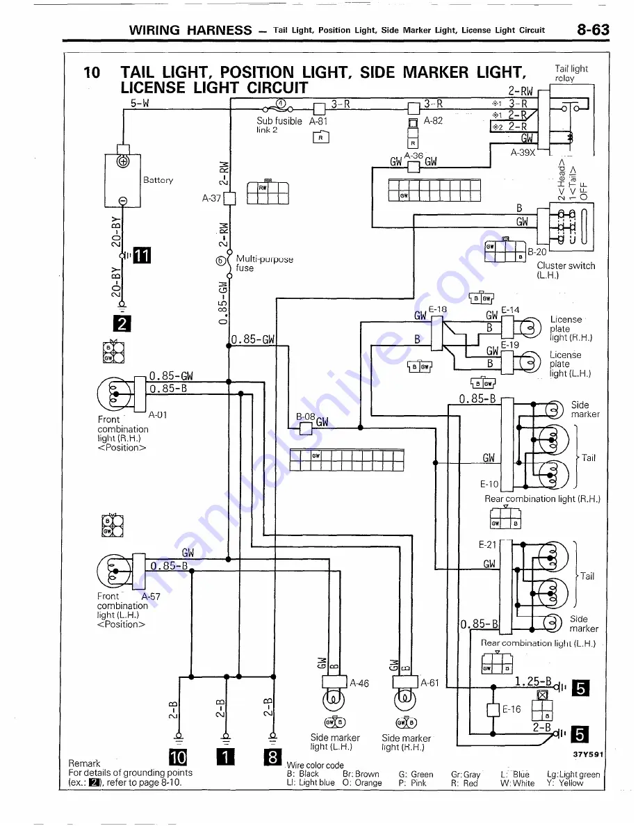 Chrysler Conquest 1988 Service Manual Download Page 75