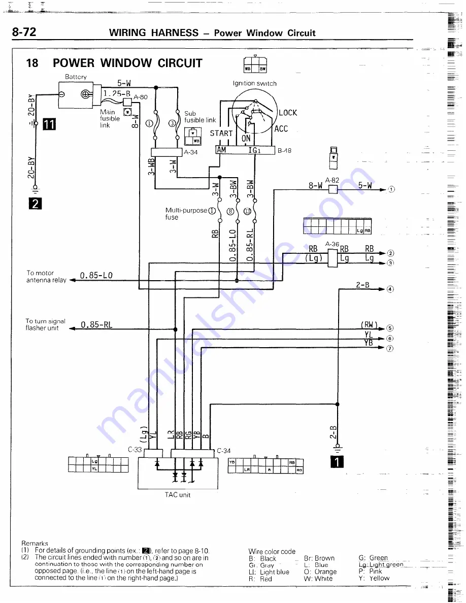 Chrysler Conquest 1988 Service Manual Download Page 84