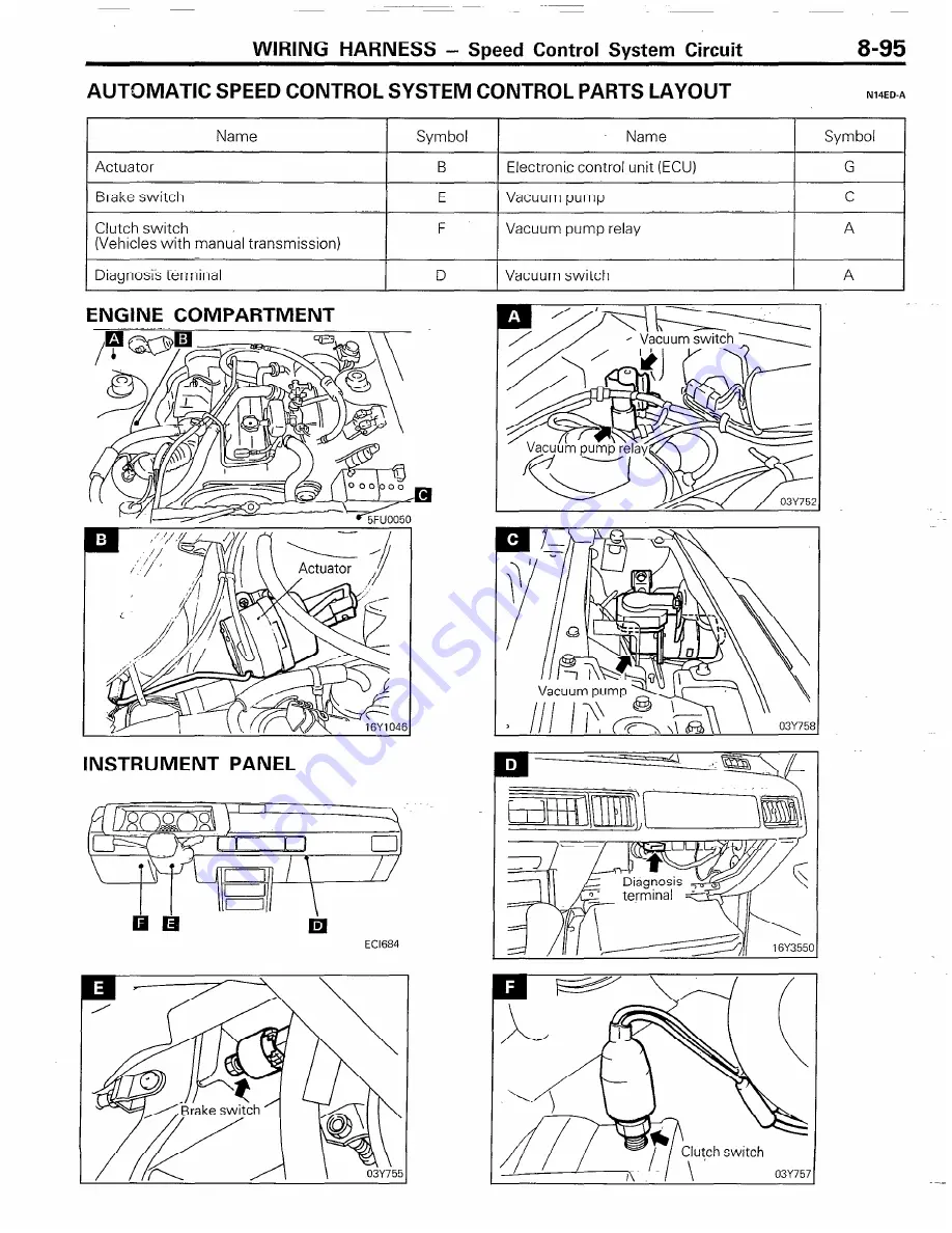 Chrysler Conquest 1988 Service Manual Download Page 107