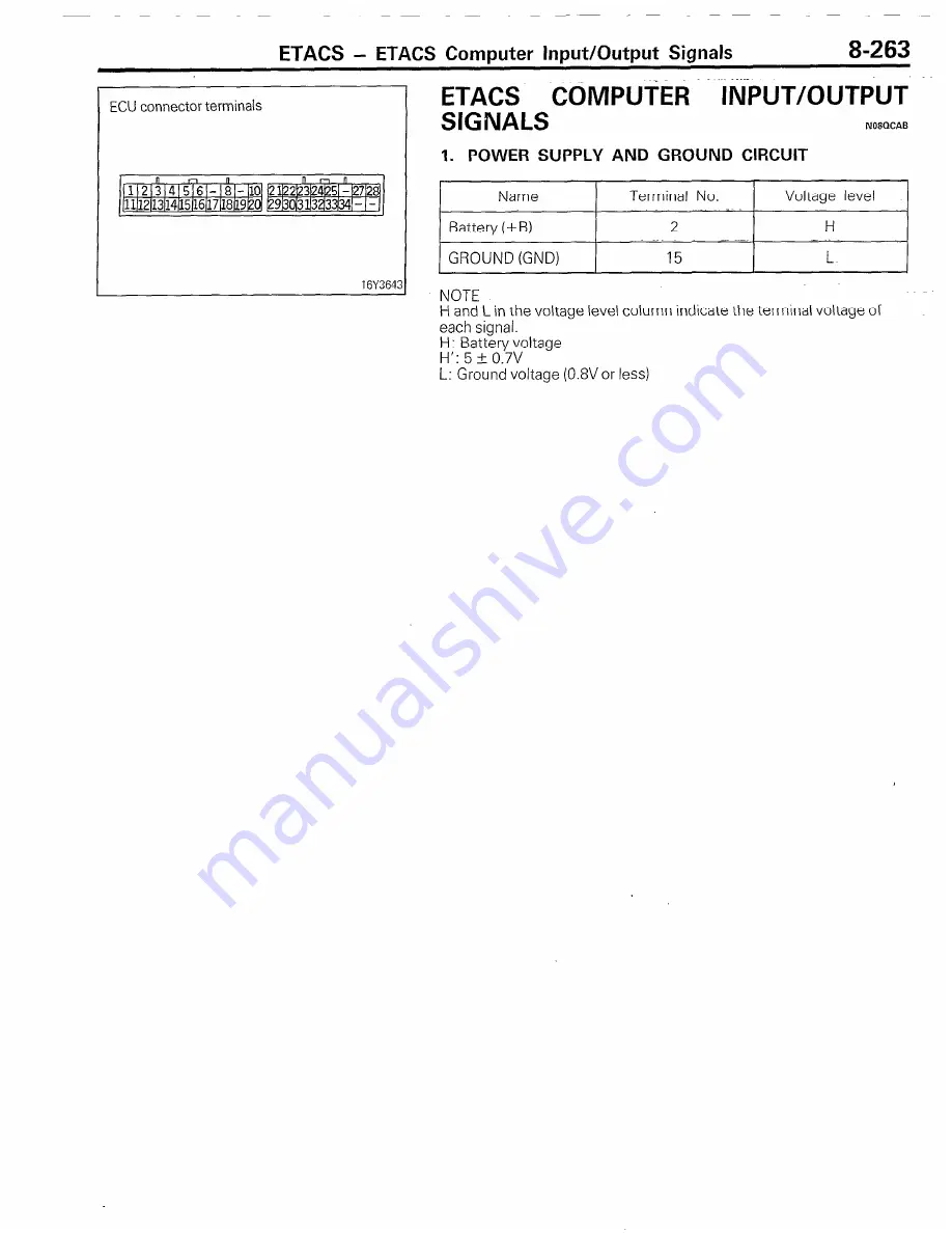 Chrysler Conquest 1988 Service Manual Download Page 275